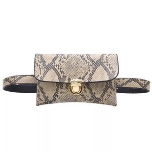Waist bag♥️Snakeskin♥️Chest Bag python